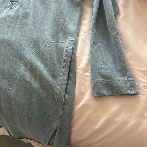 Free People Blue Quarter Button Pullover Tunic - Picture 3 of 5